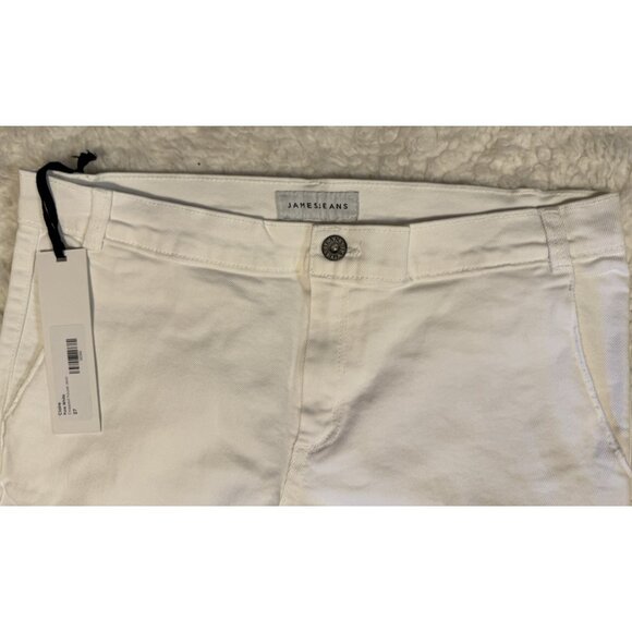 NEW James Jeans Claire Cropped Pure White Legging Jeans 27 Stretch - Picture 7 of 7